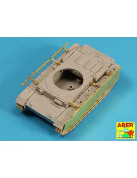 Side skirts for PzKpfw III, 1/72 - Aber Models 72 A09
