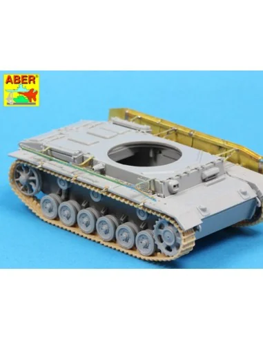 [NO_DESC] Side skirts for PzKpfw III, 1/72 - Aber Models 72 A09