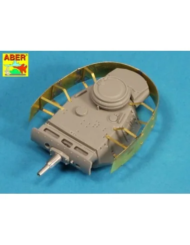Turret skirts for PzKpfw III, 1/72 - Aber Models 72 A10