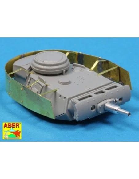 Turret skirts for PzKpfw III, 1/72 - Aber Models 72 A10