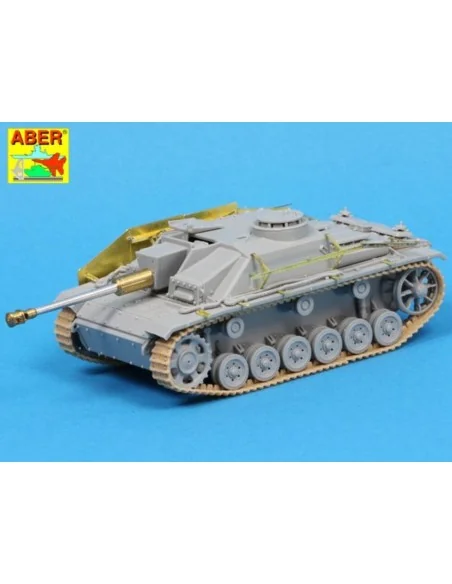 [NO_DESC] Side skirts for Stug. III-Early, 1/72 - Aber Models 72 A11