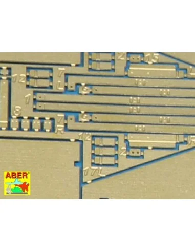 Side skirts for Stug. III-Early, 1/72 - Aber Models 72 A11