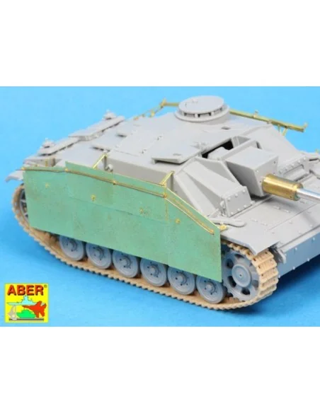 Side skirts for Stug. III-Early, 1/72 - Aber Models 72 A11