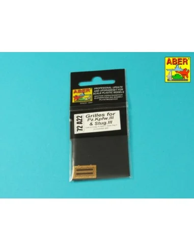 Grilles for Pz.Kpfw. III &Stug III, 1/72 - Aber Models 72 A22