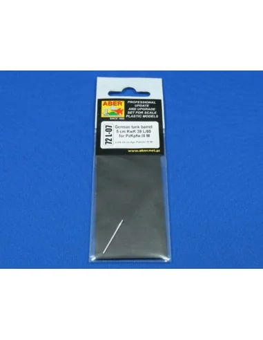 [NO_DESC] German tank barrel for Panzer III M, 1/72 - Aber Models 7...