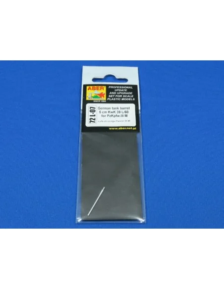 German tank barrel for Panzer III M, 1/72 - Aber Models 72 L-07