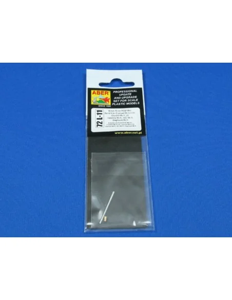 British 75mm ROQF MkV barrel for Cromwell, 1/72 - Aber Models 72 L-11