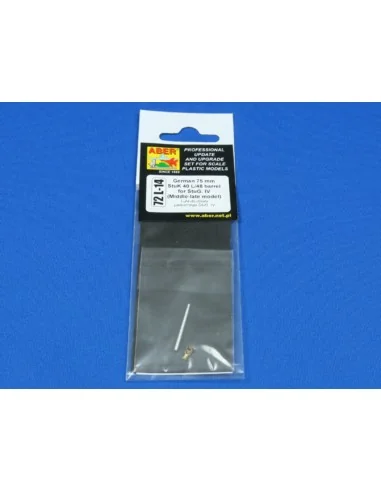 [NO_DESC] German barrel for Stug. IV, 1/72 - Aber Models 72 L-14