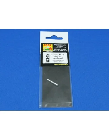 [NO_DESC] German 15 cm SiG33 gun barrel, 1/72 - Aber Models 72 L-15