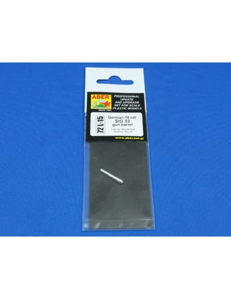 German 15 cm SiG33 gun barrel, 1/72 - Aber Models 72 L-15