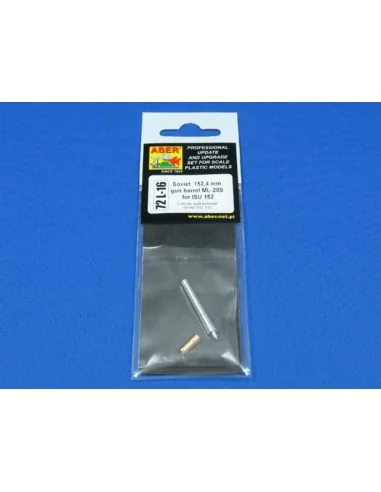 Soviet gun barrel for ISU 152, 1/72 - Aber Models 72 L-16