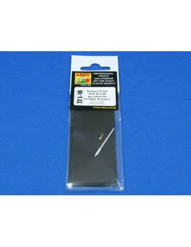 German gun barrel for Pz.Kpfw. IV ausf. J, 1/72 - Aber Models 72 L-18