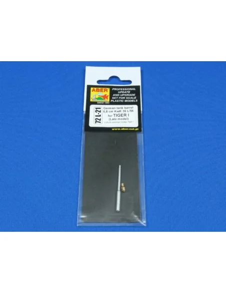 German tank barrel for Tiger I (late), 1/72 - Aber Models 72 L-21