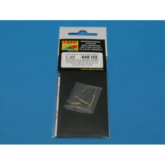 Armament for Me 109G-5 to K-6, 1/48 - Aber Models A48 113