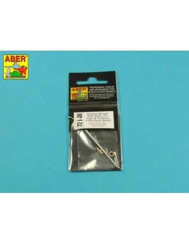 8, 8 cm barrel for Tiger II early Porsche, 1/72 - Aber Models 72 L-36