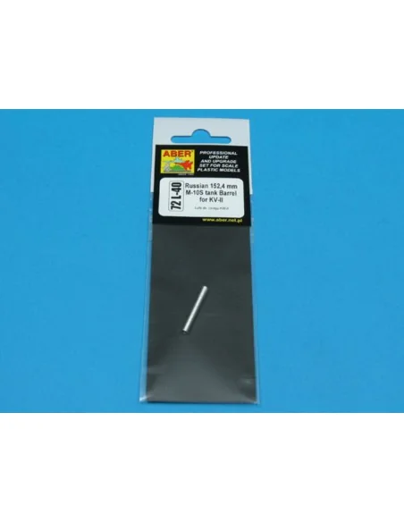Russian 152, 4 mm M-10S barrel for KV-II, 1/72 - Aber Models 72 L-40
