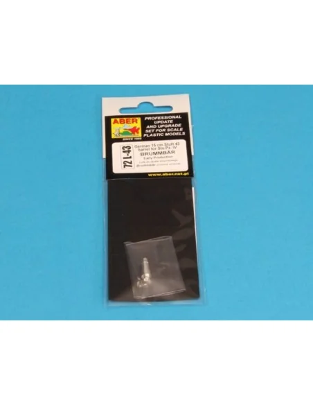 [NO_DESC] 15cm Barrel for BRUMBAR-Early, 1/72 - Aber Models 72 L-43