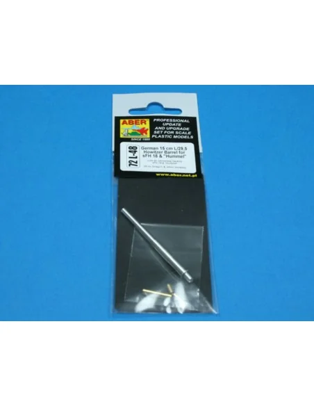 German 15cm barrel for Hummel, 1/72 - Aber Models 72 L-48