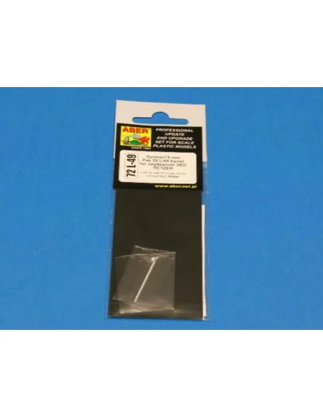 [NO_DESC] Barrel for Hetzer, 1/72 - Aber Models 72 L-49