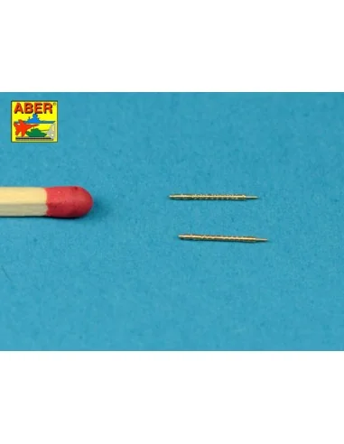 Set of 2 barrels for German machine guns MG34, 1/72 - Aber Models 7...