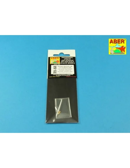 Barrel for StuG.III, Ausf.G early, 1/72 - Aber Models 72 L-53