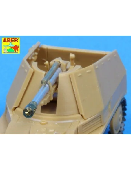 105mm barrel for LeFH 18 & Wespe, 1/72 - Aber Models 72 L-55