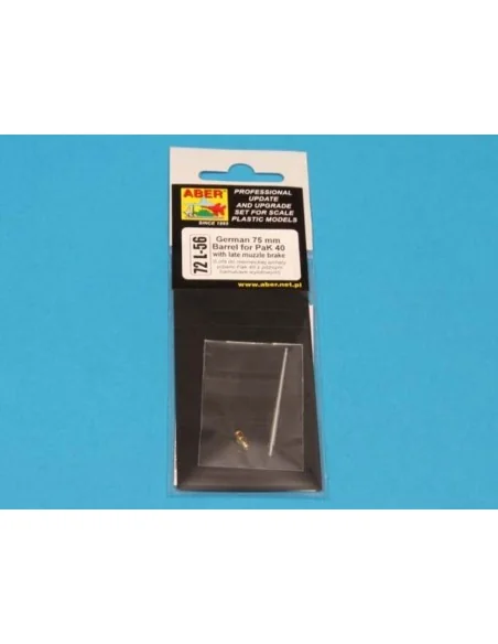 75mm barrel for PaK40 - late muzzle, 1/72 - Aber Models 72 L-56