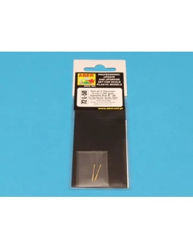 [NO_DESC] Set of 2 gun barrels KwK 38, 1/72 - Aber Models 72 L-58