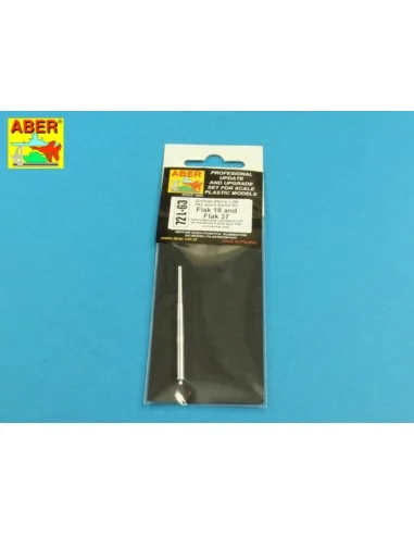 Single-piece barrel for Flak 36 and Flak 37, 1/72 - Aber Models 72 ...