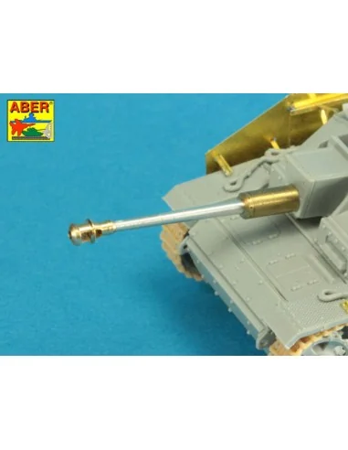 German StuK.40 L/48 7, 5 cm Bartel with middle model muzzle brake f...