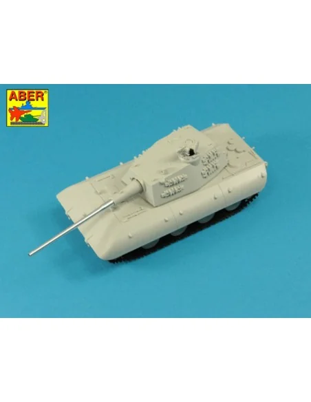128mm KwK 44 L/65 barrel for German E-100 Super Heavy Tank, 1/72 - ...