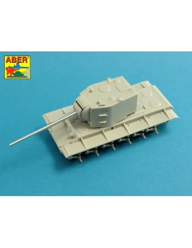 Russian 107 mm ZIS-6 tank barrel for KV-2, 1/72 - Aber Models 72 L-70