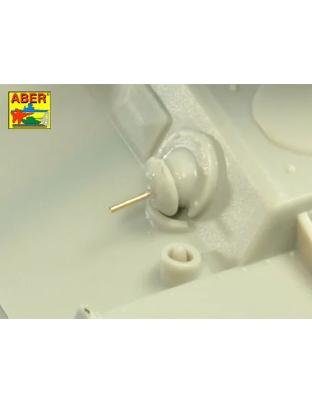 Russian 107 mm ZIS-6 tank barrel for KV-2, 1/72 - Aber Models 72 L-70