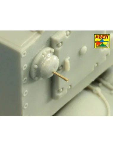 Russian 107 mm ZIS-6 tank barrel for KV-2, 1/72 - Aber Models 72 L-70