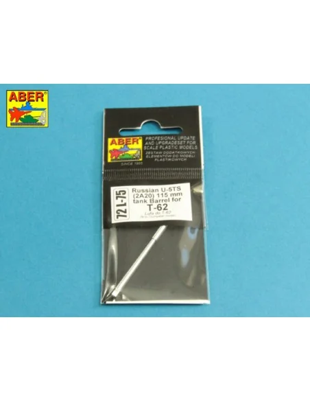 Russian U-5TS (2A20) 115 mm tank Barrel for T-62, 1/72 - Aber Model...