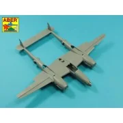 Armament for U.S. fighter Lockheed P-38 F/G Lighting: 1 x 20mm & 4x...