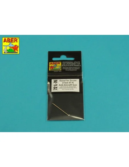 Barrel for Soviet 37mm 61-K Anti Aircraft Gun, 1/72 - Aber Models 7...
