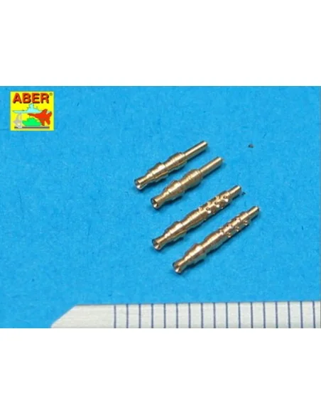 4 barrels tips for MG 17, 1/32 - Aber Models A32 003