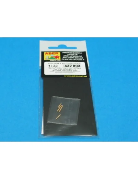 [NO_DESC] 4 barrels tips for MG 17, 1/32 - Aber Models A32 003