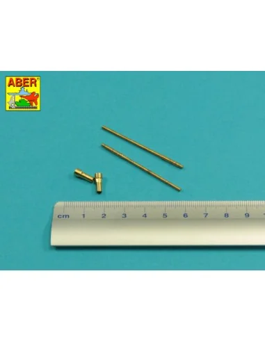 4 barrels tips for MG 17, 1/32 - Aber Models A32 003