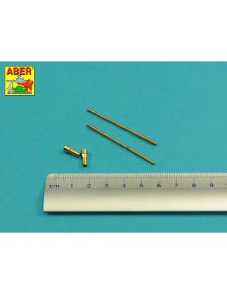 4 barrels tips for MG 17, 1/32 - Aber Models A32 003