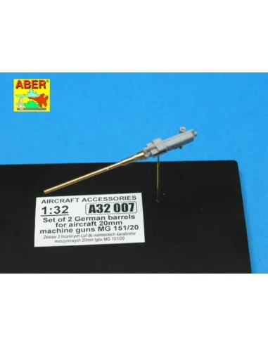 2 barrels for MG 151/20, 1/32 - Aber Models A32 007