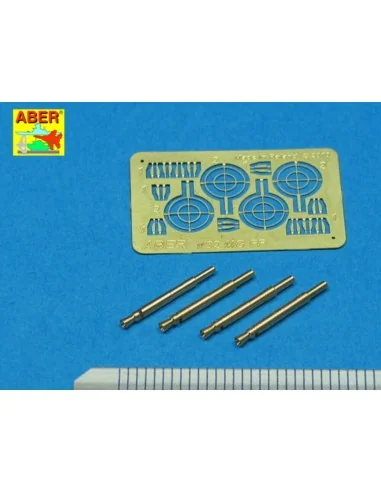 4 barrels for MG FF, 1/32 - Aber Models A32 008