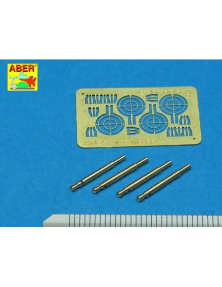 [NO_DESC] 4 barrels for MG FF, 1/32 - Aber Models A32 008