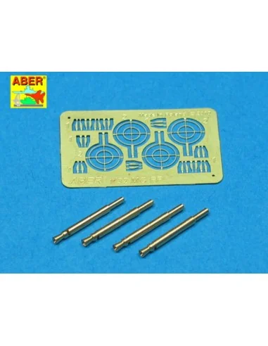 4 barrels for MG FF, 1/32 - Aber Models A32 008