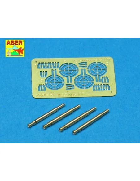 [NO_DESC] 4 barrels for MG FF, 1/32 - Aber Models A32 008