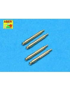 4 barrel tips for MG 131, 1/32 - Aber Models A32 011 2