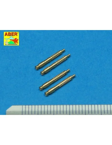 4 barrel tips for MG 131, 1/32 - Aber Models A32 011