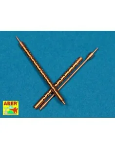 Set of 2 barrels for Japan Type 3 MG, 1/32 - Aber Models A32 013 2