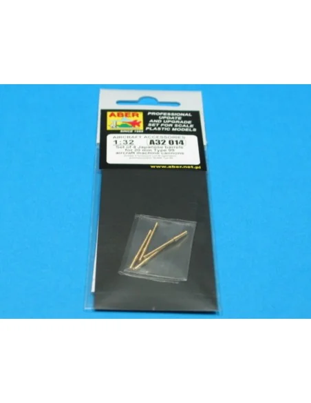 4 barrels for 20 mm Type 99, 1/32 - Aber Models A32 014